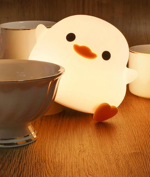 Schattig Eend Nachtlampje – Oplaadbaar en Dimbaar Siliconen LED Lamp