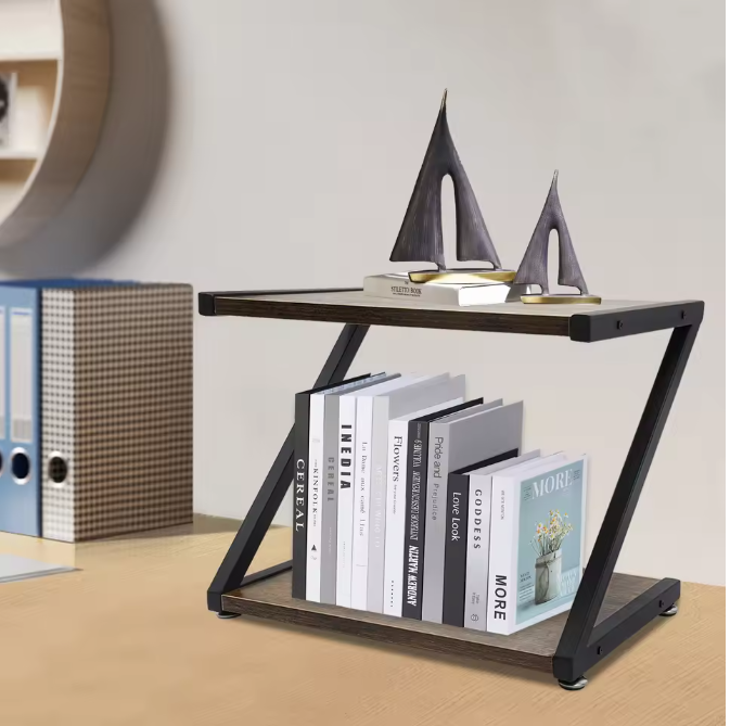 2-Laags Desktop Printerstandaard – Compact Bureau Opbergrek