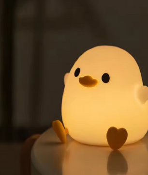 Schattig Eend Nachtlampje – Oplaadbaar en Dimbaar Siliconen LED Lamp
