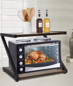 2-Laags Desktop Printerstandaard – Compact Bureau Opbergrek