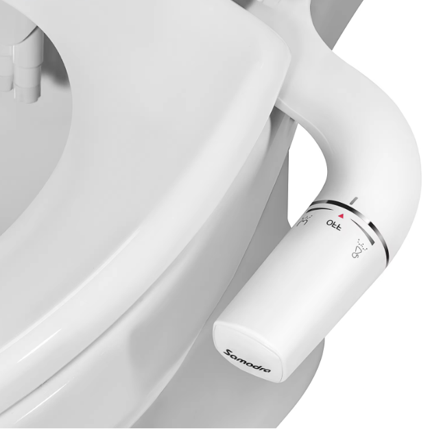 Ultradunne Toiletbidet met Dubbele Sproeier – Niet-Elektrische Hygiënische Douche