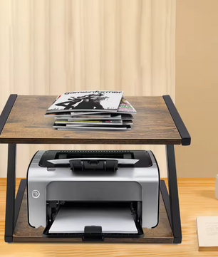 2-Laags Desktop Printerstandaard – Compact Bureau Opbergrek