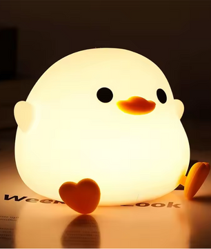 Schattig Eend Nachtlampje – Oplaadbaar en Dimbaar Siliconen LED Lamp