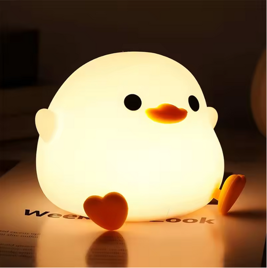 Schattig Eend Nachtlampje – Oplaadbaar en Dimbaar Siliconen LED Lamp