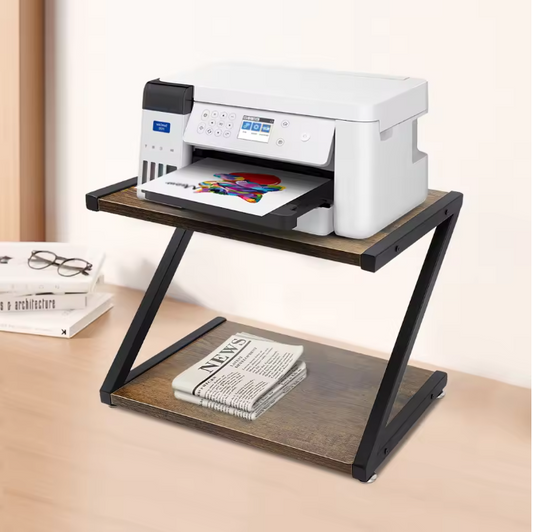 2-Laags Desktop Printerstandaard – Compact Bureau Opbergrek