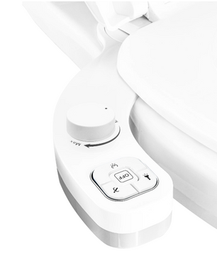 Niet-Elektrische Toiletbidet met Zelfreinigend Dubbel Mondstuk – Wc-Bril Bevestiging