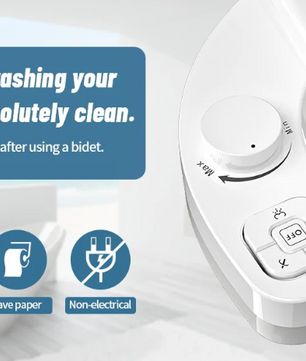 Niet-Elektrische Toiletbidet met Zelfreinigend Dubbel Mondstuk – Wc-Bril Bevestiging