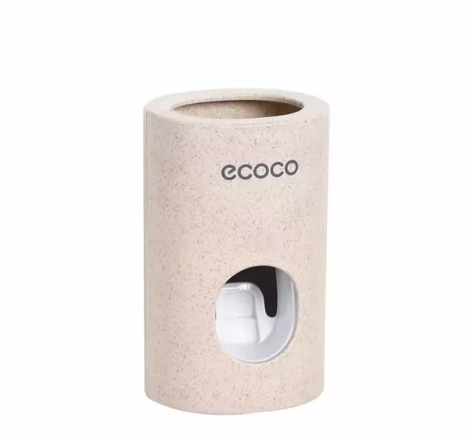 Automatische Tandpasta Dispenser met Tandenborstelhouder – Wandmontage Badkamer Set