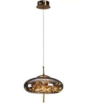 Moderne LED Hanglamp van Glas – Minimalistisch Design – Sfeervolle Verlichting voor Woonkamer, Slaapkamer & Eetkamer