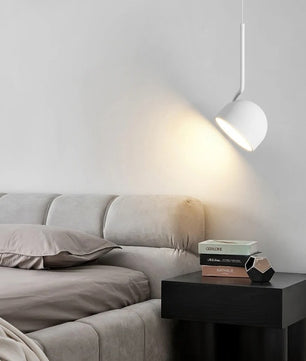 Moderne LED Hanglamp Zwart/Wit – Minimalistische Design Pendellamp met 3 Lichtkleuren via Wandschakelaar – LED Hanglamp voor Woonkamer, Eetkamer, Loft & Slaapkamer