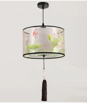Nordic Stoffen LED Hanglamp – Moderne Kroonluchter van Stof voor Woonkamer, Slaapkamer & Lounge