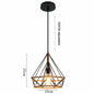 Industriële Henneptouw Hanglamp E27 – Vintage Loft Hanglamp van Natuurlijk Touw & Zwart Metaal – Verstelbare Hoogte – Voor Woonkamer, Eetkamer, Café & Bar