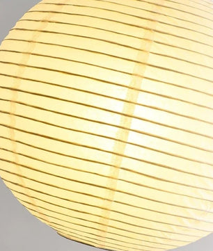 Japanse Rijstpapieren Hanglamp – Wabi Sabi Design – Ronde Papierlamp met E27 Fitting – Zen & Scandinavische Sfeerverlichting voor Woonkamer en Slaapkamer