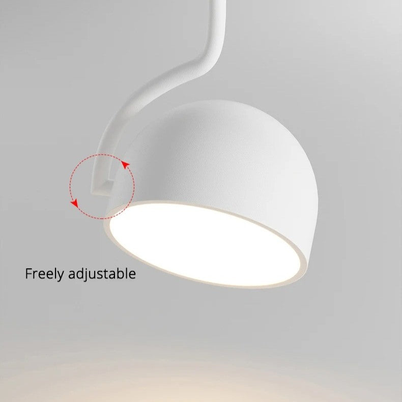 Moderne LED Hanglamp Zwart/Wit – Minimalistische Design Pendellamp met 3 Lichtkleuren via Wandschakelaar – LED Hanglamp voor Woonkamer, Eetkamer, Loft & Slaapkamer