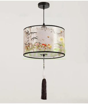 Nordic Stoffen LED Hanglamp – Moderne Kroonluchter van Stof voor Woonkamer, Slaapkamer & Lounge