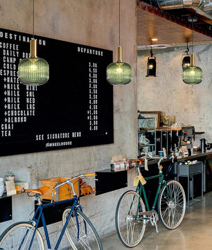 Glazen LED Hanglamp – Retro Luxe Design Hanglamp van Glas & Metaal – Sfeervolle Pendellamp voor Keuken, Eetkamer, Woonkamer & Restaurant