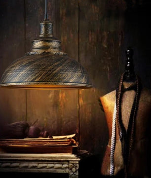 Vintage Industriële Kroonluchter – Retro Loft Hanglamp van Metaal – Decoratieve Verlichting voor Woonkamer, Eetkamer & Restaurant
