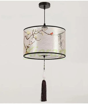 Nordic Stoffen LED Hanglamp – Moderne Kroonluchter van Stof voor Woonkamer, Slaapkamer & Lounge