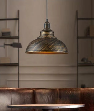 Vintage Industriële Kroonluchter – Retro Loft Hanglamp van Metaal – Decoratieve Verlichting voor Woonkamer, Eetkamer & Restaurant