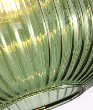 Glazen LED Hanglamp – Retro Luxe Design Hanglamp van Glas & Metaal – Sfeervolle Pendellamp voor Keuken, Eetkamer, Woonkamer & Restaurant