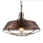 Industriële Retro Hanglamp van IJzer – Vintage Loft Plafondlamp met E27 Fitting – Stoere Design Hanglamp voor Woonkamer, Keuken, Café & Restaurant