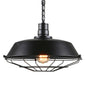 Industriële Retro Hanglamp van IJzer – Vintage Loft Plafondlamp met E27 Fitting – Stoere Design Hanglamp voor Woonkamer, Keuken, Café & Restaurant