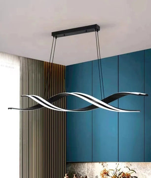 Minimalistische LED Kroonluchter – Moderne Geometrische Hanglamp – Metaal & Acryl – Sfeervolle Verlichting voor Eetkamer & Keuken