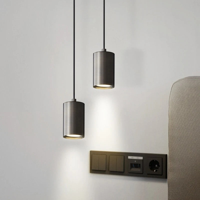 Nordic Minimalistische LED Hanglamp – Moderne IJzeren Design Plafondlamp met Geïntegreerde LED – Strakke Scandinavische Verlichting voor Woonkamer, Slaapkamer & Trap