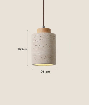 Japanse Wabi-Sabi Hanglamp van Steen – Gele Designer Plafondlamp E27 – Minimalistische Natuursteen Lamp voor Slaapkamer, Woonkamer & Hotel