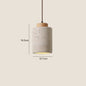 Japanse Wabi-Sabi Hanglamp van Steen – Gele Designer Plafondlamp E27 – Minimalistische Natuursteen Lamp voor Slaapkamer, Woonkamer & Hotel
