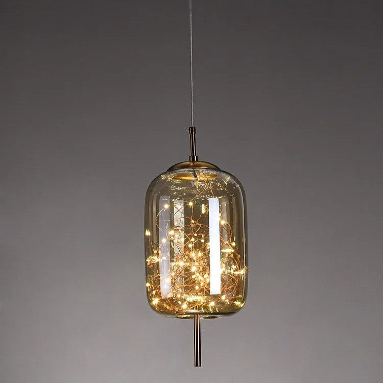 Moderne LED Hanglamp van Glas – Minimalistisch Design – Sfeervolle Verlichting voor Woonkamer, Slaapkamer & Eetkamer