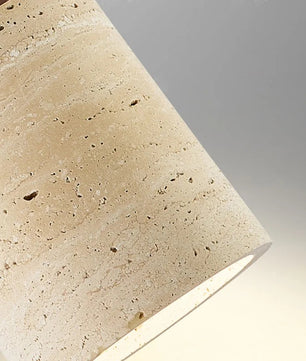 Japanse Wabi-Sabi Hanglamp van Steen – Gele Designer Plafondlamp E27 – Minimalistische Natuursteen Lamp voor Slaapkamer, Woonkamer & Hotel