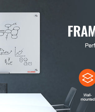 Magnetisch Glazen Whiteboard Frameloos – Droog Uitwisbaar Wandbord van Gehard Glas voor Kantoor, School en Thuis