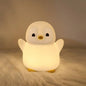 Schattig Eend of Capibara Nachtlampje – Zacht Siliconen Kinderlampje met Touchbediening en Oplaadbare Batterij