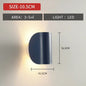 Nordic LED Wandlamp – Creatieve Roterende Wandverlichting – Minimalistische Nachtlamp voor Slaapkamer en Woonkamer