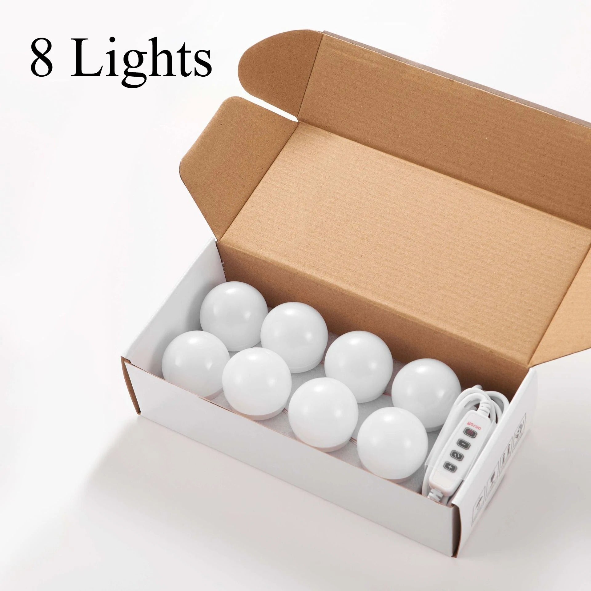 Hollywood LED Make-up Spiegelverlichting – 3 Kleurstanden, USB Aangedreven & Traploos Dimbaar – Professionele Vanity Verlichting voor Spiegel en Make-uptafel