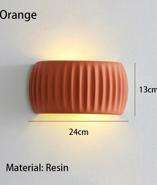 Franse Art Deco Wandlamp – Moderne Europese Wandverlichting van Hars en IJzer voor Slaapkamer, Woonkamer en Gang