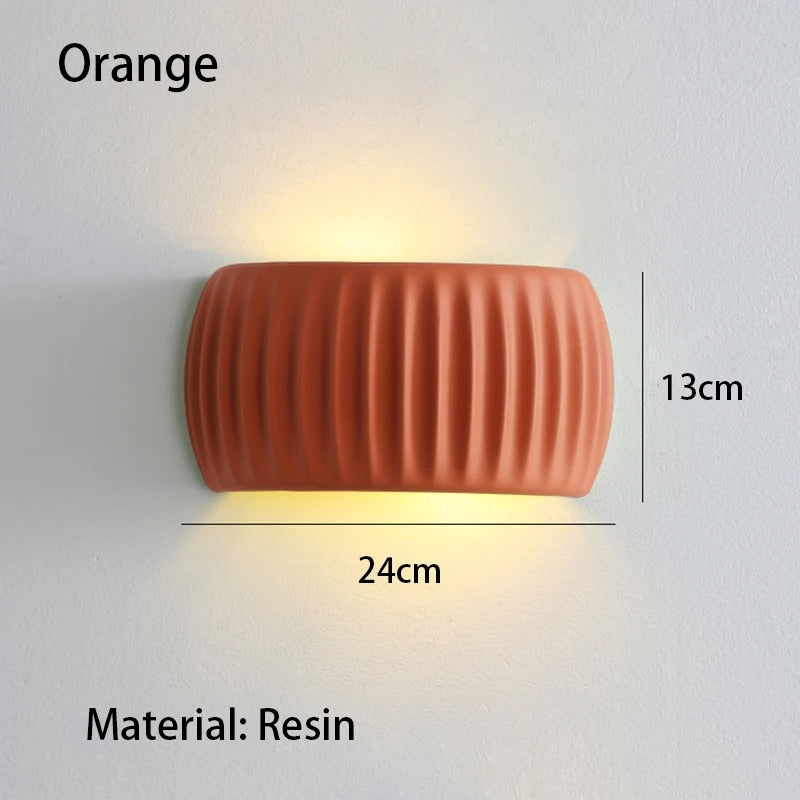 Franse Art Deco Wandlamp – Moderne Europese Wandverlichting van Hars en IJzer voor Slaapkamer, Woonkamer en Gang