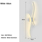Nordic LED Wandlamp – Minimalistisch Scandinavisch Design – Zwart – Sfeervolle Wandverlichting voor Slaapkamer, Woonkamer en Gang