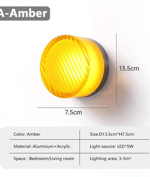 Nordic LED Wandlamp – Acryl & Aluminium, Moderne Verlichting voor Slaapkamer, Woonkamer & Hotel