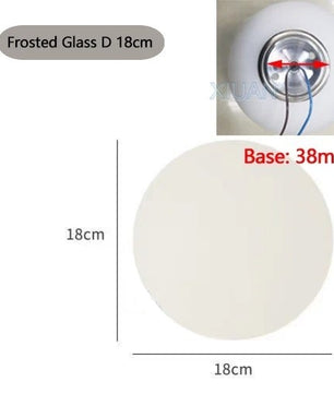 Moderne Glazen Wandlamp – Bauhaus Ronde Melkwitte Bal met G9 LED voor Slaapkamer en Woonkamer