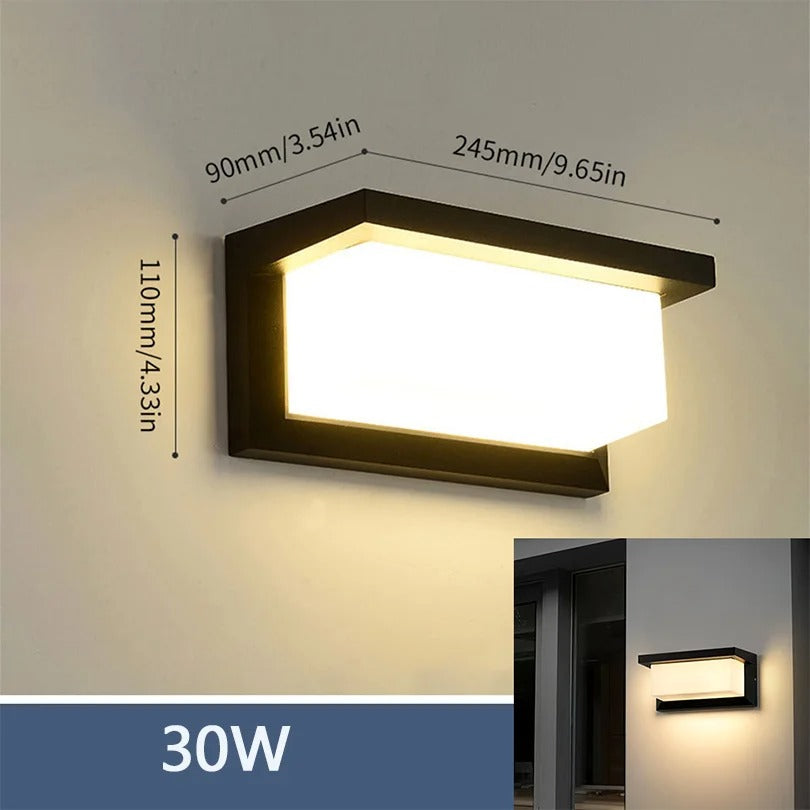 LED Buitenwandlamp met Bewegingssensor – Waterdicht IP66 voor Tuin, Veranda en Entree