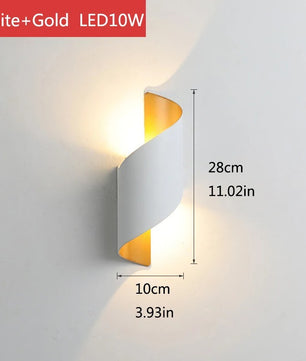 Moderne LED Wandlamp Buiten – IP65 Waterdicht Up Down Verlichting 10W voor Gevel en Tuin