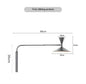 Industriële Wandlamp – Draaibaar Metalen Design – E27 – Bedlamp en Leeslamp voor Binnen