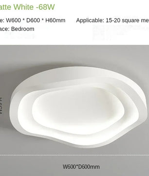 Minimalistische Witte LED Plafondlamp – Moderne Aluminium Plafondverlichting – Mat Design voor Woonkamer en Slaapkamer