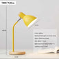 Houten Nordic Tafellamp – Scandinavische Flexibele Bureaulamp met E27 Fitting – Minimalistisch Design voor Woonkamer en Kantoor