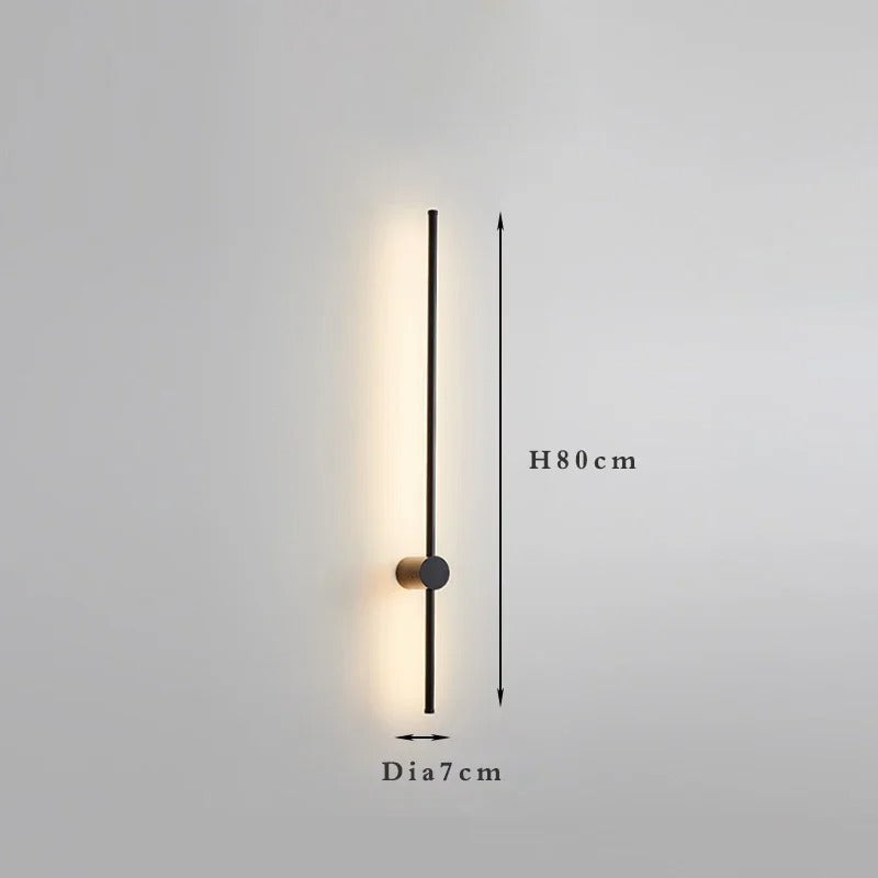 Nordic Wandlamp – Minimalistisch Metaal & LED, Luxe Design voor Woonkamer, Slaapkamer & Hotel