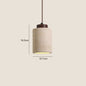 Japanse Wabi-Sabi Hanglamp – Handgemaakte Stenen Pendellamp met Gele Lampenkap – E27 – Sfeerverlichting voor Slaapkamer en Woonkamer