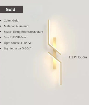 Moderne LED Wandlamp – Up en Down Verlichting voor Woonkamer en Slaapkamer