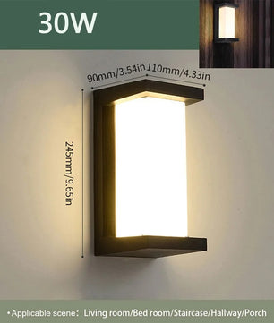LED Buitenwandlamp met Bewegingssensor – Waterdicht IP66 voor Tuin, Veranda en Entree